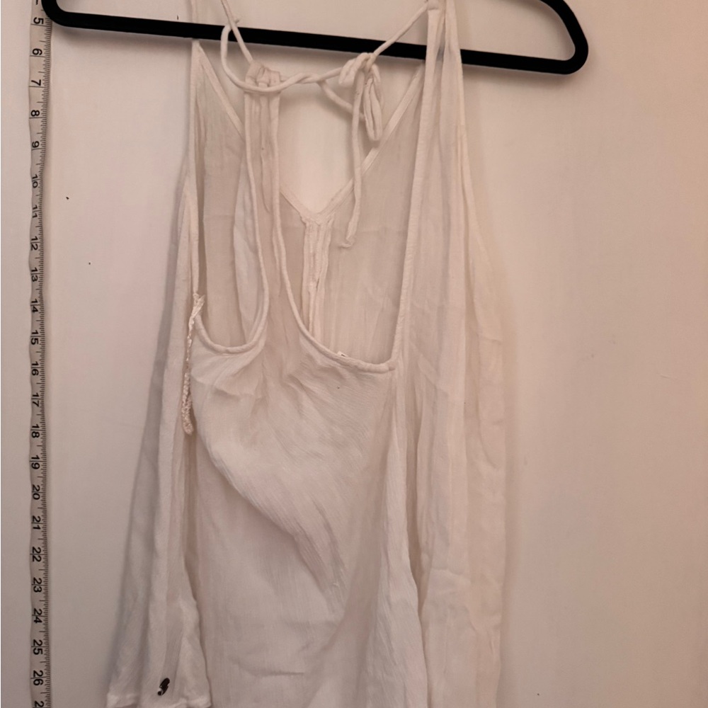 Vintage Roxy Cream Halter Top